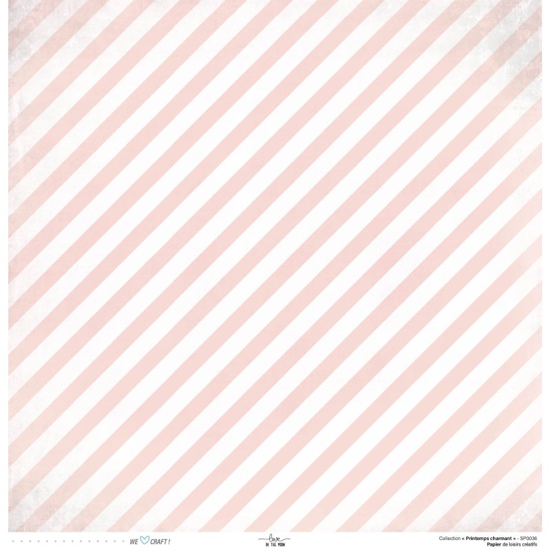 Set Papiers Scrapbooking - Printemps Charmant - Love in the Moon