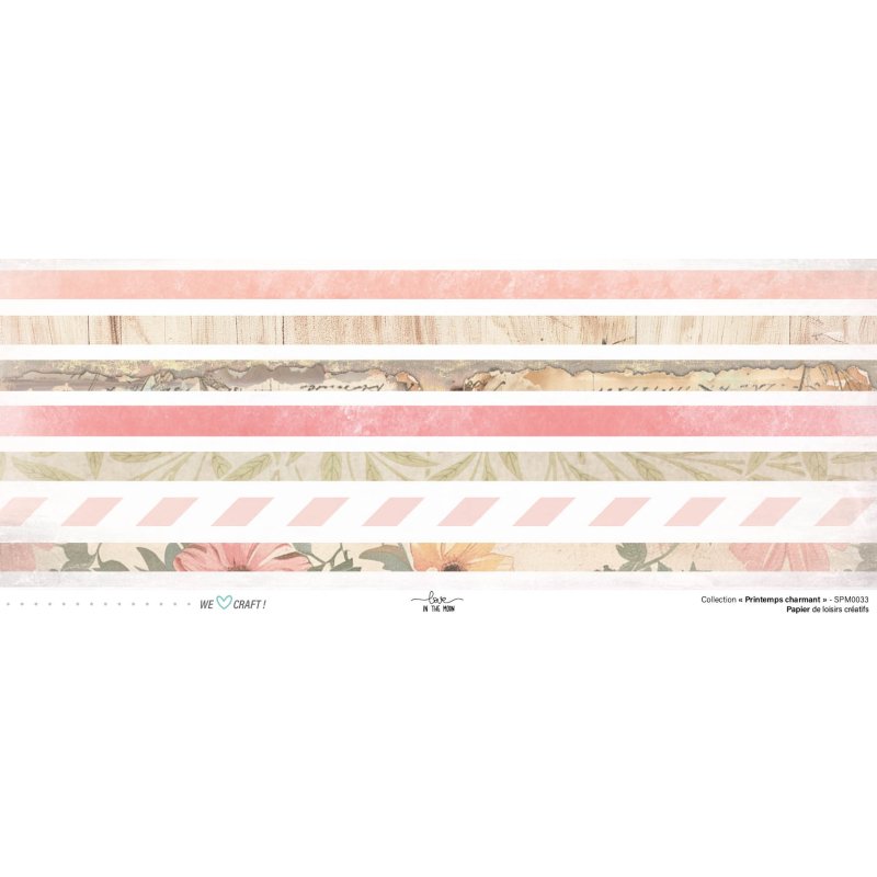 Set Papiers Scrapbooking - Printemps Charmant - Love in the Moon