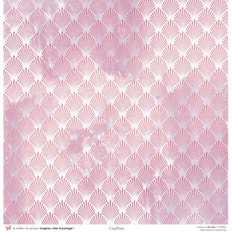 Set papiers Au vert - 12 papiers : 6 papiers 30,5x31,5 cm + 6 papiers 12x30,5cm