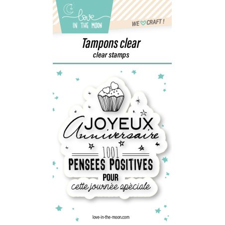 Tampon grande expression "Joyeux Anniversaire"