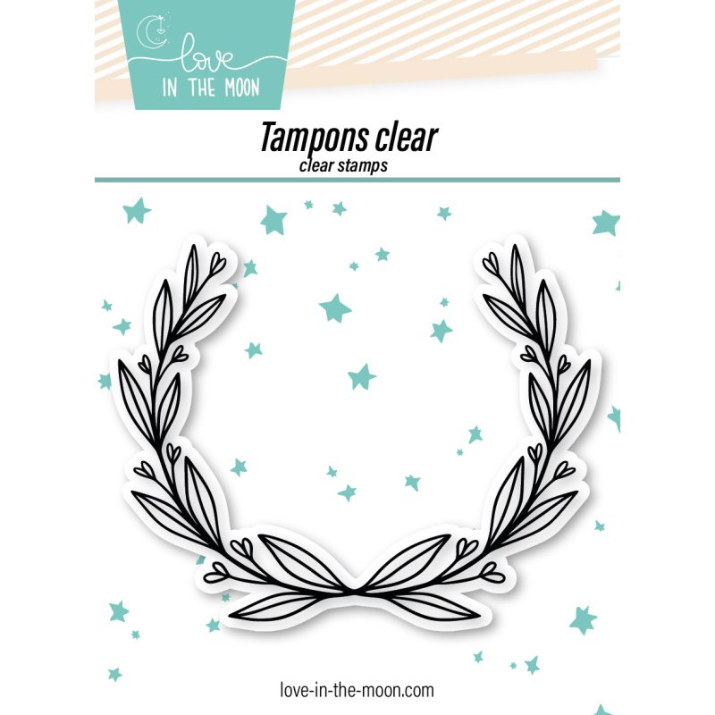 Tampon cadre pour expression de la série STM  "Lauriers De Réussite"