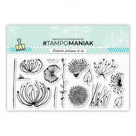 Tampons herbes folles - 10x21cm