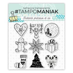 Sello de tradiciones navideñas - 15x15cm