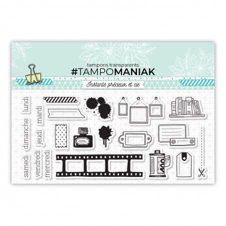 Set de tampons clear Rentrée photo - 10x21cm