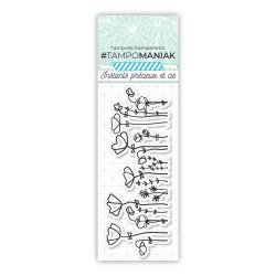 Sello de amapolas - 13x5,5cm