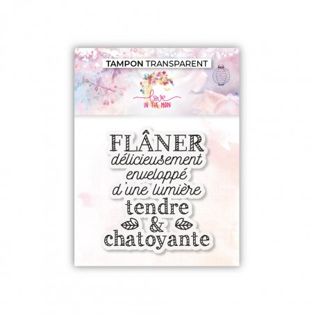 Tampon - Flâner délicieusement - 7,5x7cm