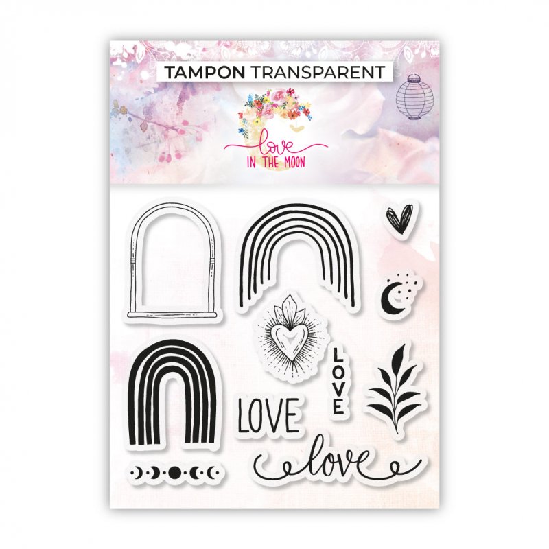 Set de 11 tampons - Love - 10,5x10cm