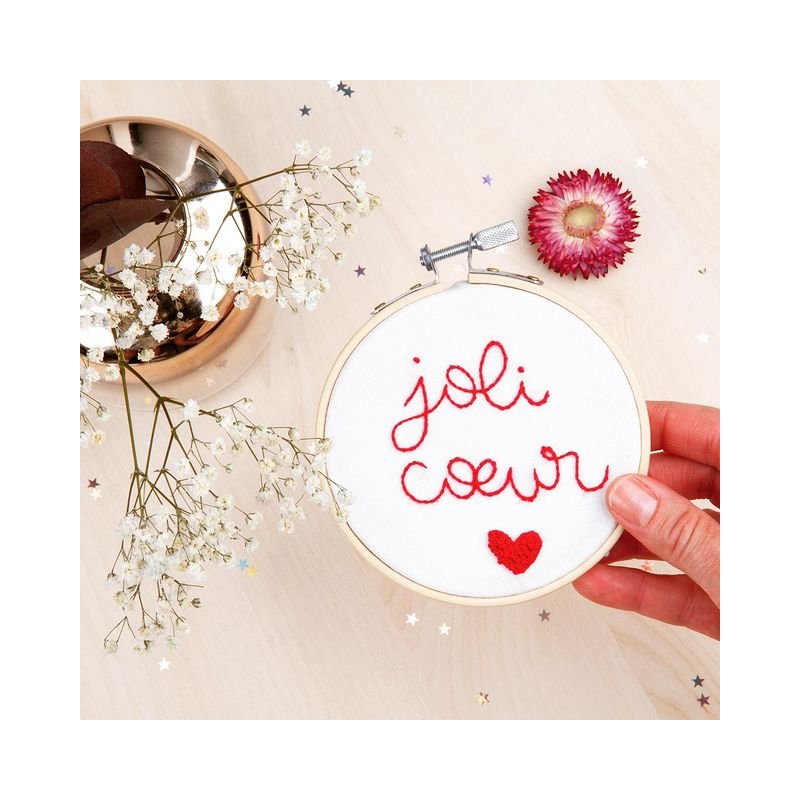 Kit Broderie Joli Cœur